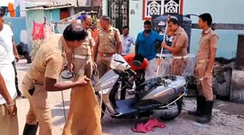 Cobra removed after found hiding inside motorbike in southern India