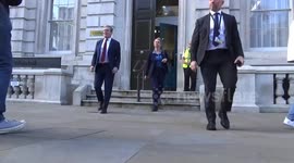 Keir Starmer and Yvette Cooper at Cabinet Office