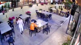 Mother sprints to stop baby from running in front of oncoming truck in China