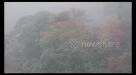 Jinfo Mountain Autumn View In Chongqing, China