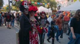 Dia De Lost Muertos Celebration - San Antonio Texas (4K)