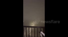 Spooky fog slams Chicago on Halloween