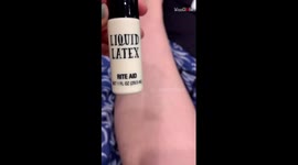 This GORY zombie leg makeup is the ideal Halloween look