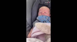 Newborn baby girl meets her 93 y/o great grandfather *He instantly fell in love with her!*
