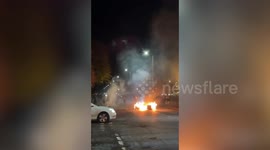 Shocking video shows yobs lobbing fireworks during chaos in Dundee on Halloween