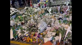 South Koreans lay field of flowers to pay respects to victims of Itaewon crowd crush tragedy