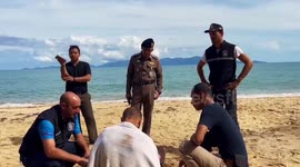 Drunk British tourist, 30, found naked on Thai beach after 'all night birthday bender'