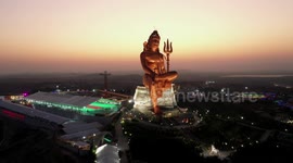 Tallest Shiva statue in world unveiled in India's Rajasthan