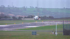 Storm Claudio's intense winds disrupt landing at Bristol Airport