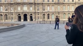Ceremony of national tribute to the painter Pierre Soulages in Paris, France
