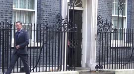 Foreign Secretary James Cleverly in Downing Street