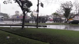 Protesters refusing to accept Bolsonaro defeat clash with military police in Sao Paulo, Brazil