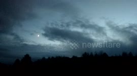 Storm clouds building in cumbria ahead of storm barney