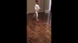 Toddler appears to swear repeatedly