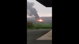 Truck carrying gas cylinders explodes in France... amazingly, no one injured