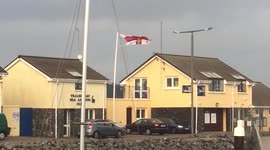The fleet is Safe in harbour during wild atlantic storm