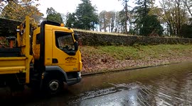 Flooded roads continue to cause problems on roads around Cumbria