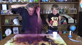'Mad scientist' causes minor explosion... upsets son
