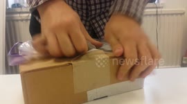 Opening a package
