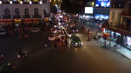 Good luck driving through this Hanoi junction
