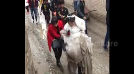 Wedding destroyed by rubbish weather
