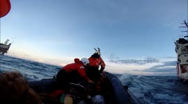 What is Christmas like on an Emergency Response boat out at sea?