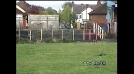 Main Stand view at Wimbledon Football Club abandoned stadium