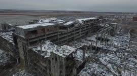 This is what Donetsk airport looks like after 18 months of war in Ukraine