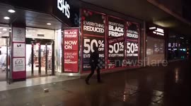 The calm before the Black Friday storm? - Oxford Street on Thursday night