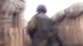 (ENG SUBS) On the front line. bordering Peski, between Donetsk Peoples Republic & Ukraine