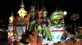 Loy Krathong festival,day and night