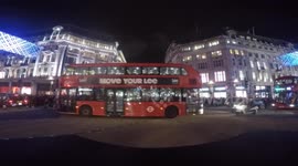 Black Friday Oxford Street London Night Scene