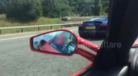 Supercars on the Motorway