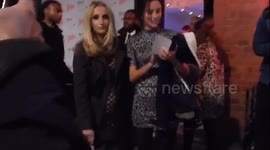 Made in Chelsea stars Lucy and Tiffany Watson out in Soho, London