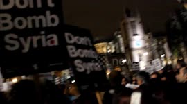 Don't Bomb Syria Protest In London 2015