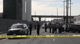 Police at the scene of incident: 34-year-old man fatally shot in Oakland, US