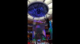 Indoor 3D videos with live light effect in Genting Hiland (6,900 feet from sea lavel).