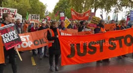 Britain Is Broken march for a general election and end to the cost of living crisis, London