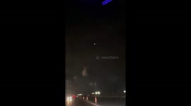 Disappearing and reappearing light that follows me