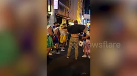 Drunk tourist picks fight with muscular Sailor Moon cosplayers in Hong Kong