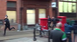 Tollywood movie star Varun Tej films scene on Ipswich High street