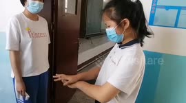 School Epidemic Prevention In Hami, China