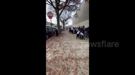 US 2022 midterm elections: People form long lines outside polling places