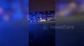 Man stabbed to death at home in Birmingham: Emergency services outside scene