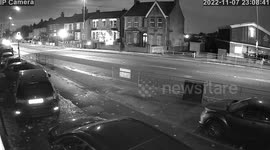 Ghastly video show FIREWORKS being launched from a moving car in a residential street