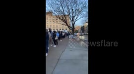 US: People Queuing Up For 2022 Midterm Elections Early Voting