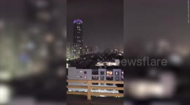 Tropical Storm Nicole sees transformers explode in Miami as wind and rain batters the city