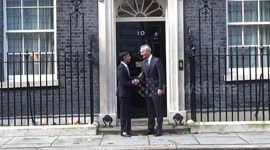 UK Prime Minister Rishi Sunak welcomes NATO General Secretary Jens Stoltenberg amid Russian withdrawal from Kherson