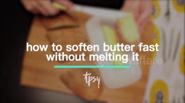 Holiday Cooking Tips! Softening Butter without Melting It