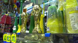 World Cup Day: Brazilian stores get ready for tourney with massive merch selection